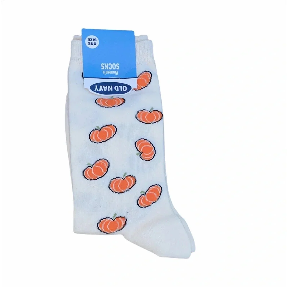 Old Navy pumpkin/fall socks